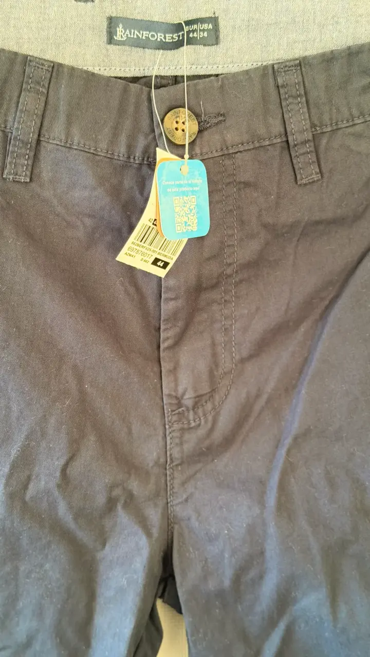 Bermudas Rainforest azul marino talla 44 - 1