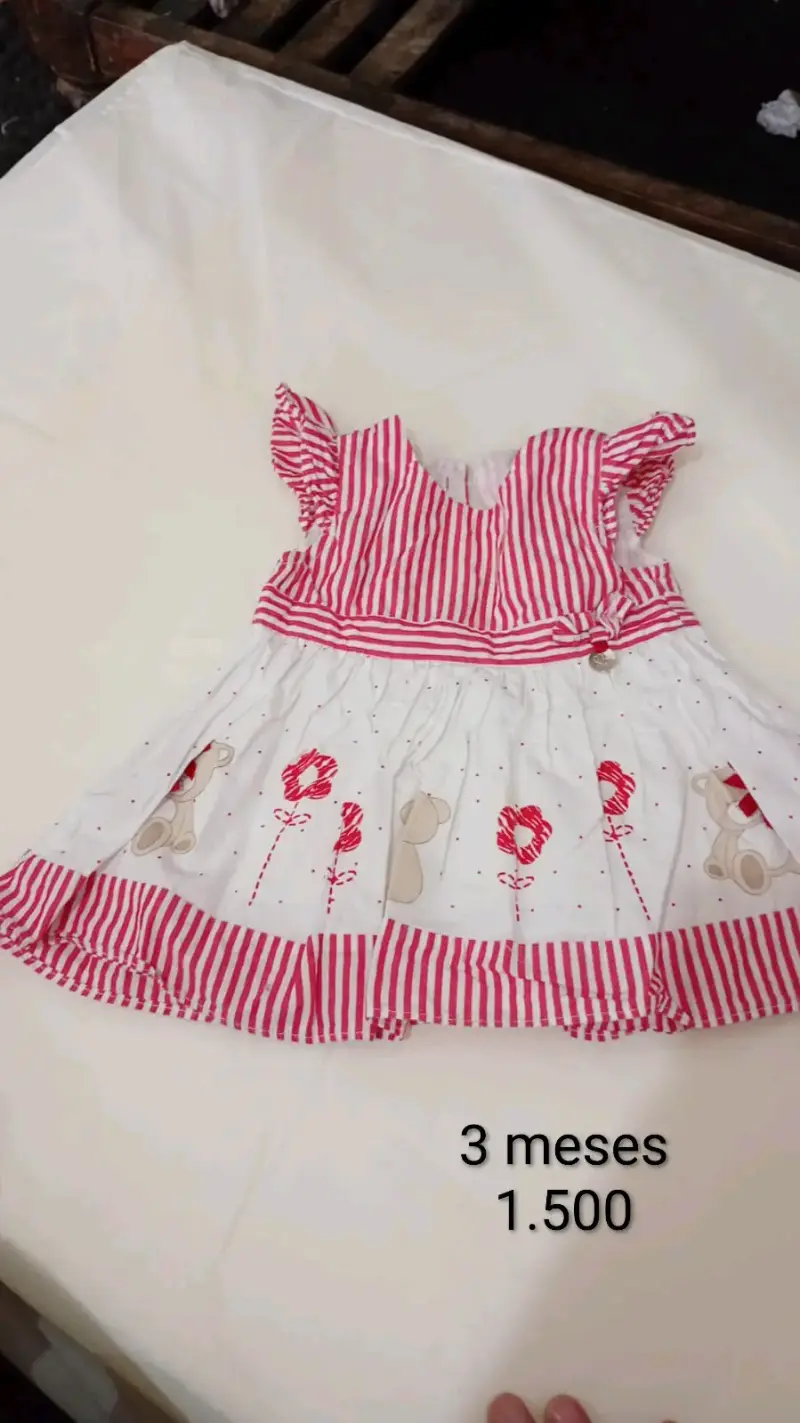 Vestido de mezclilla para bebé 3 meses - 4