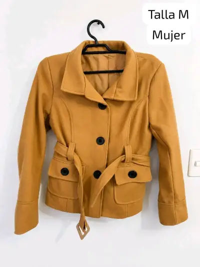 Chaqueta Mostaza Mujer Talla M - miniatura 1