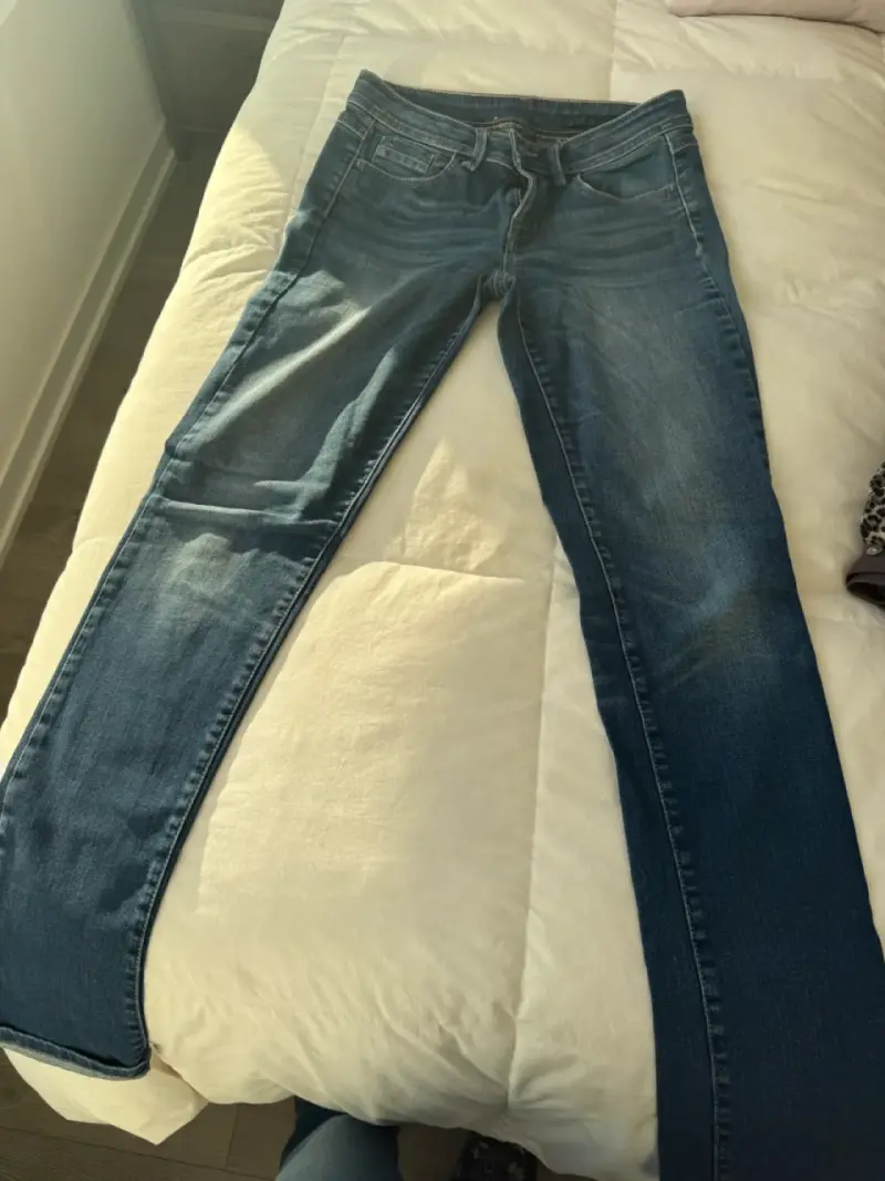 Jeans azul regular para mujer talla 29 - 1