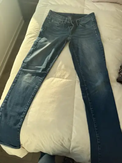 Jeans azul regular para mujer talla 29 - miniatura 1