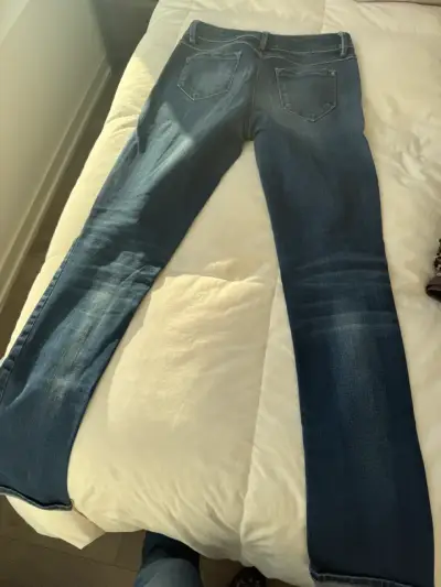 Jeans azul regular para mujer talla 29 - miniatura 2
