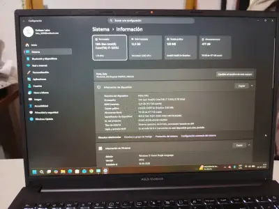 Asus Vivobook 16, Intel I7 ,12 gen,12 ram y 500SSD - miniatura 2