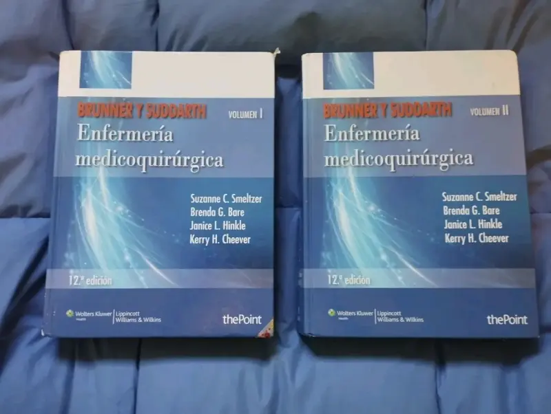Libros Brunner y Suddarth Enfermería Medicoquirúrgica Volumen I y II