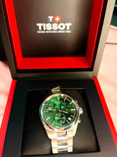 Reloj Tissot Pr100 cronógrafo verde - miniatura 2