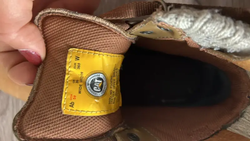 Botas Caterpillar de cuero marrón para mujer - 3