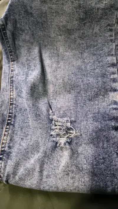 Jeans de mezclilla azul para niño - miniatura 4