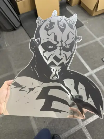 Espejo decorativo de Darth Maul en acrílico - miniatura 2