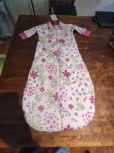 Saco de dormir para bebé con diseño floral - miniatura 1