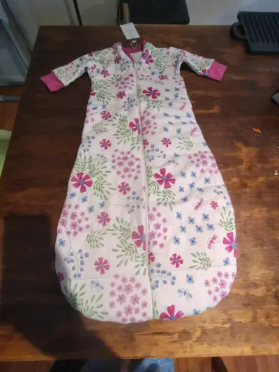 Saco de dormir para bebé con diseño floral - miniatura 2