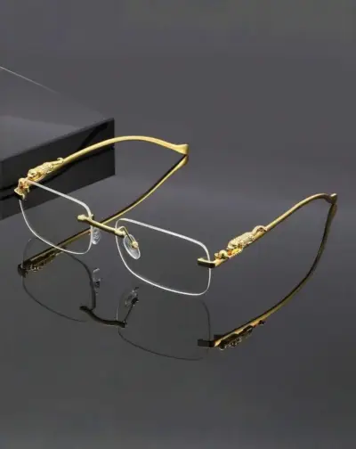 Gafas de Lectura Doradas con Detalles Elegantes - miniatura 1