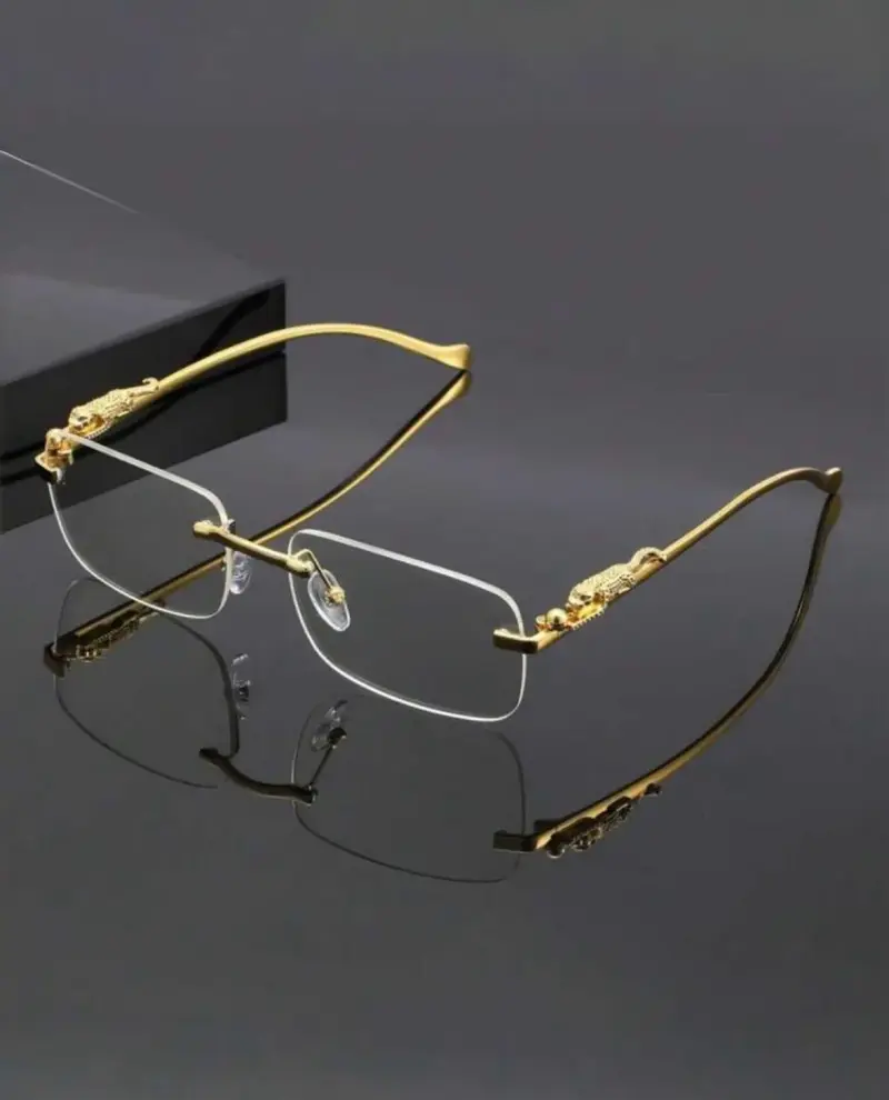 Gafas de Lectura Doradas con Detalles Elegantes - 3