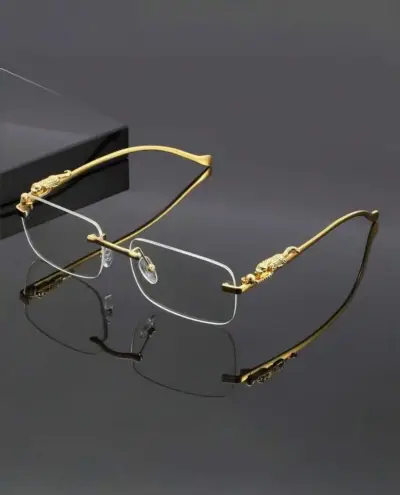 Gafas de Lectura Doradas con Detalles Elegantes - miniatura 3