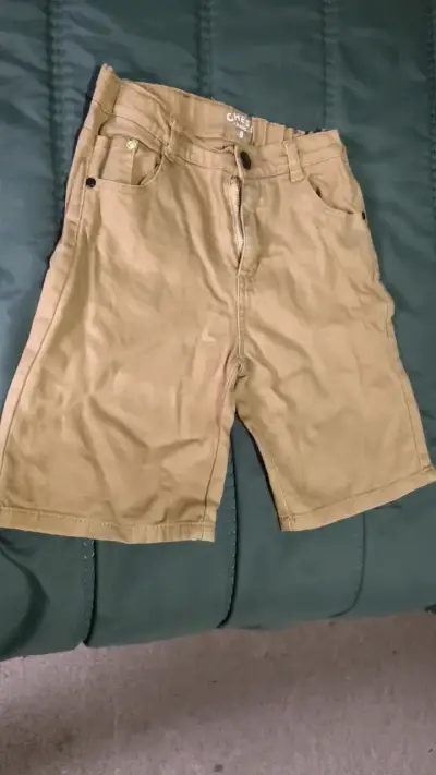 Shorts de niño color beige Chess Jeans - miniatura 1