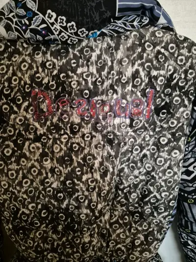 Chaqueta Desigual estampada multicolor para mujer - miniatura 3