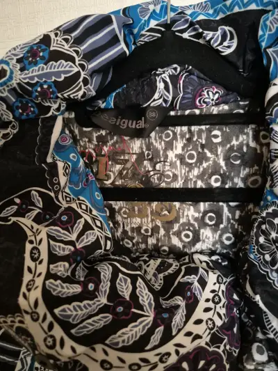Chaqueta Desigual estampada multicolor para mujer - miniatura 5