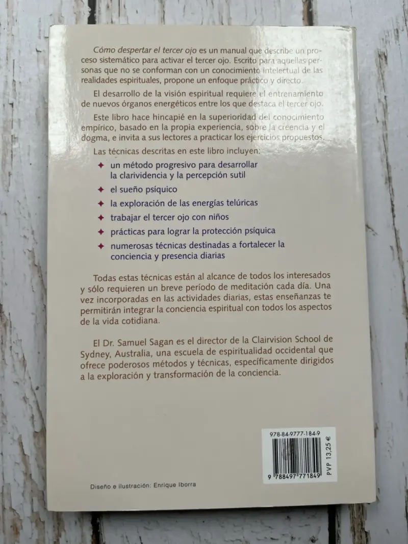 Libro Cómo Despertar el Tercer Ojo de Samuel Sagan - 2