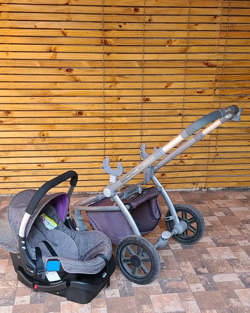 Coche de bebé Infanti Epic 3 en 1 gris - 3