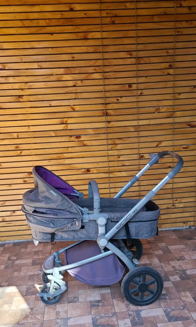 Coche de bebé Infanti Epic 3 en 1 gris - 4