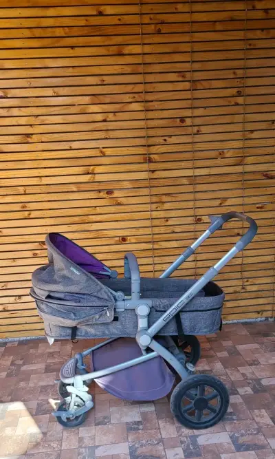 Coche de bebé Infanti Epic 3 en 1 gris - miniatura 4