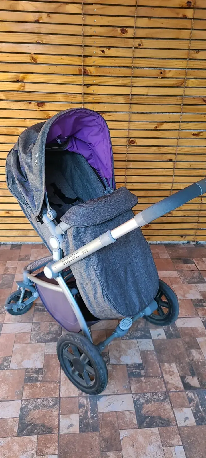 Coche de bebé Infanti Epic 3 en 1 gris - 5