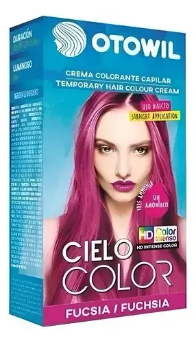 Crema Colorante Capilar Fucsia Otowil - 2