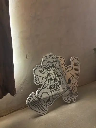 Espejo decorativo de acrílico con diseño de luffy - miniatura 1