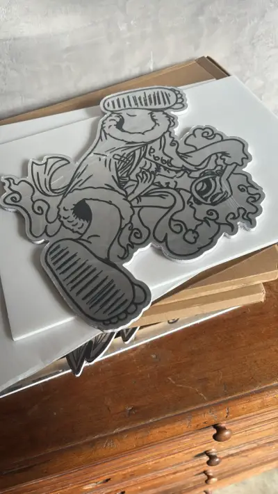 Espejo decorativo de acrílico con diseño de luffy - miniatura 2