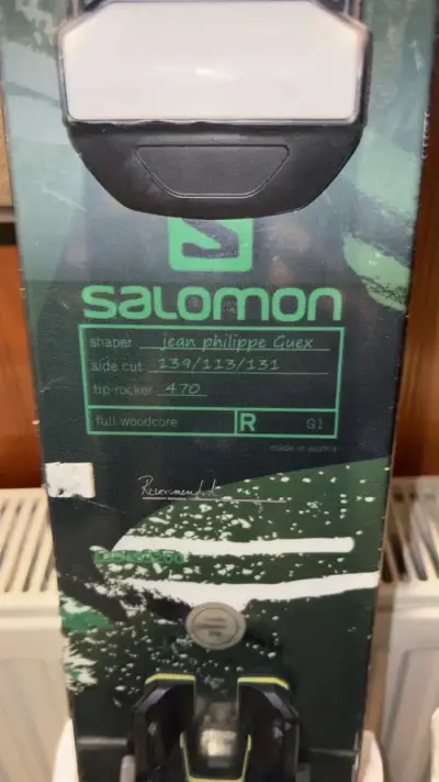Esquís Salomon Q115 con fijaciones - miniatura 2