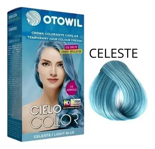 Crema Colorante Capilar Otowil Celeste