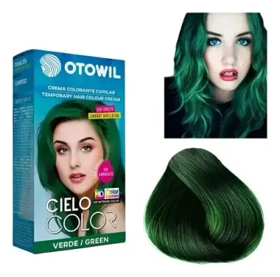 Crema Colorante Capilar Otowil Verde - miniatura 1