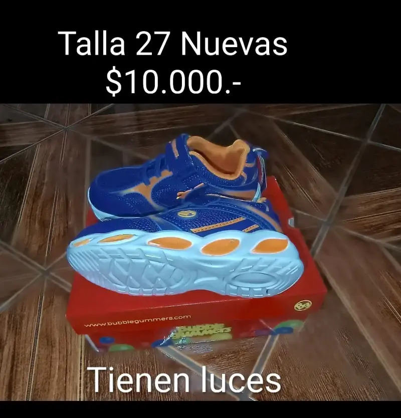 Zapatillas Bubble Gummers Talla 27 Nuevas
