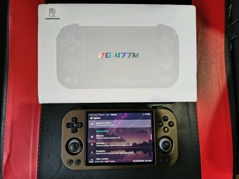 Consola portátil Anbernic RG 477M con pantalla táctil - 3
