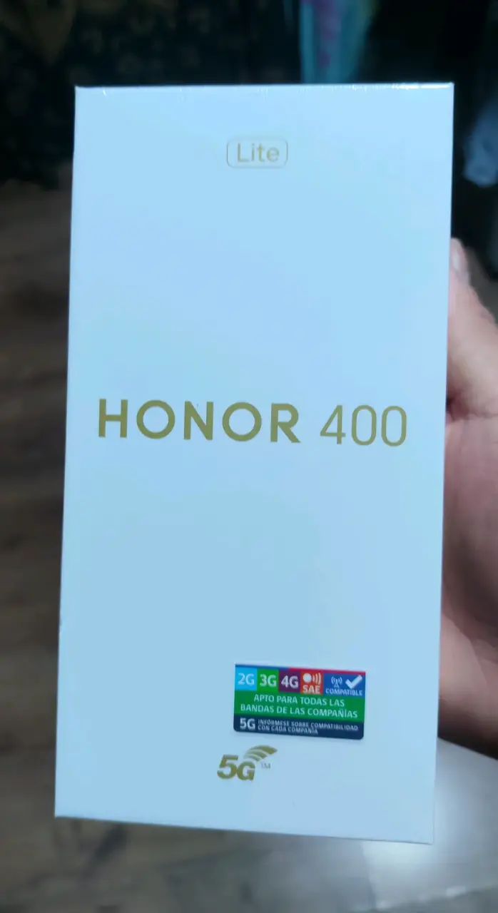 Smartphone Honor 400 Lite 5G 256GB Negro - 1