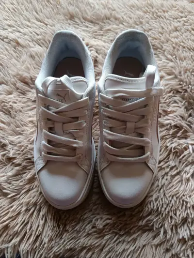 Zapatillas deportivas blancas Puma para mujer - miniatura 5