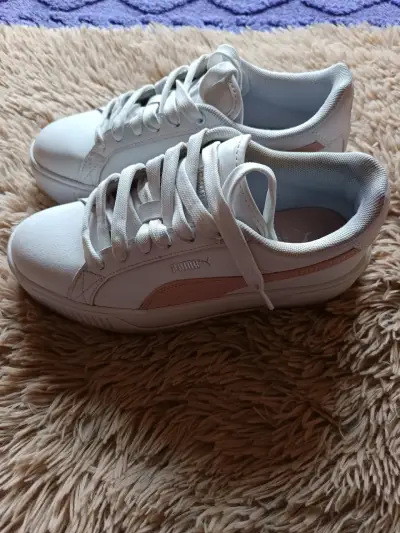 Zapatillas deportivas blancas Puma para mujer - miniatura 6