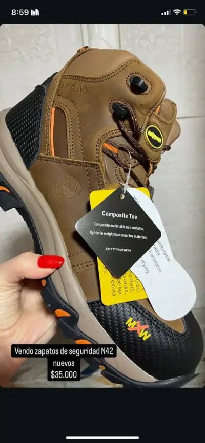 Botas de seguridad Maxwork con punta de composite - miniatura 1