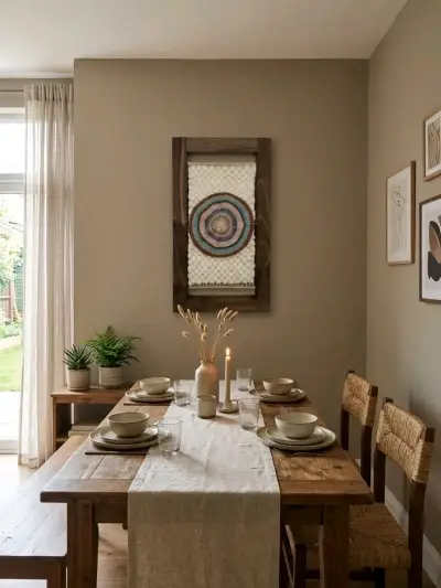 Tapiz decorativo enmarcado artesanal - miniatura 2