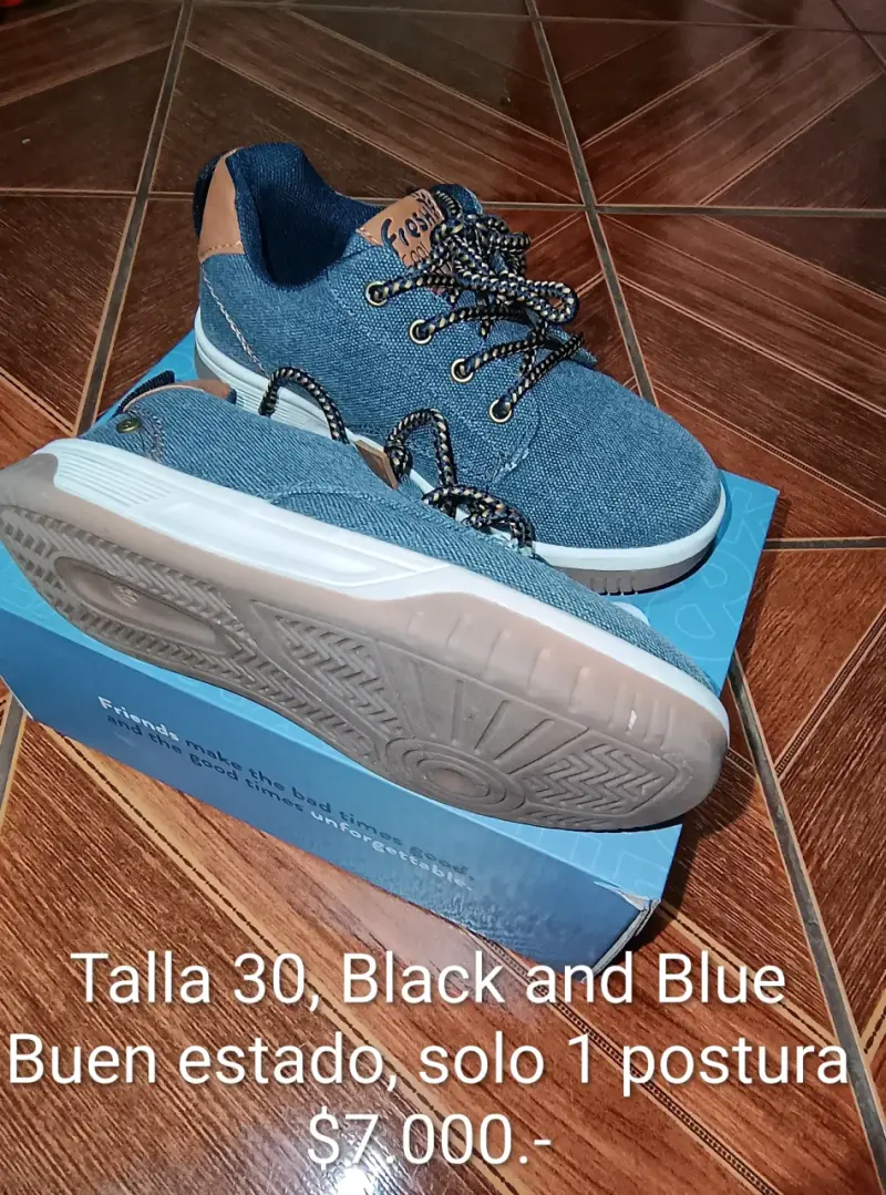 Zapatillas casuales para niños talla 30 - 1