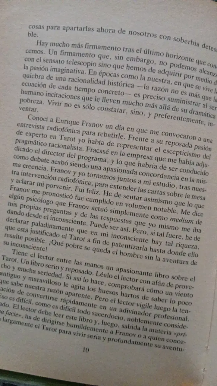 Libro El Tarot Testigo De La Realidad Enrique Franov - 2