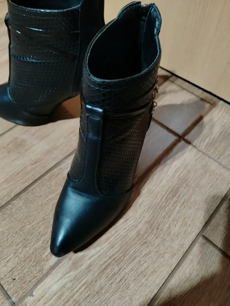 Botines de tacón alto negros elegantes - 3