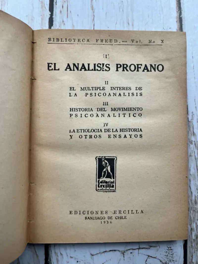 'El Análisis Profano' de Freud 1936 - 1