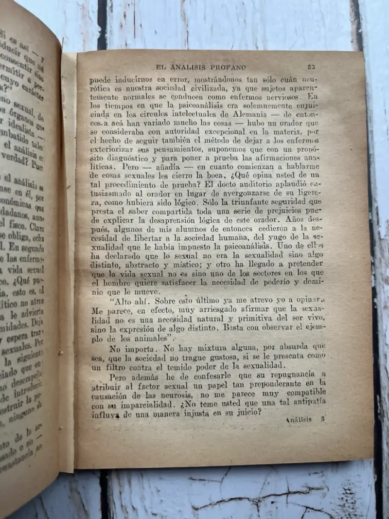 'El Análisis Profano' de Freud 1936 - 4