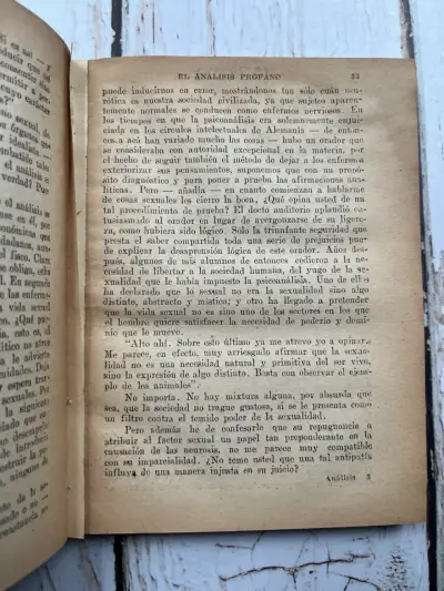 'El Análisis Profano' de Freud 1936 - miniatura 4