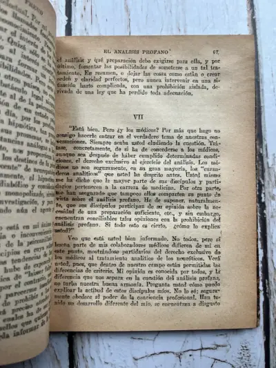 'El Análisis Profano' de Freud 1936 - miniatura 5