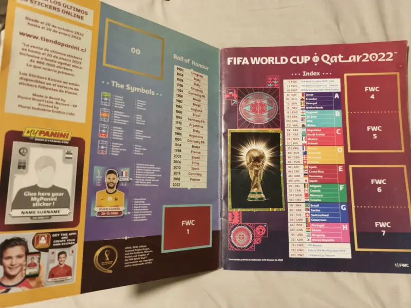 Álbum de Stickers FIFA World Cup Qatar 2022 Panini - 3