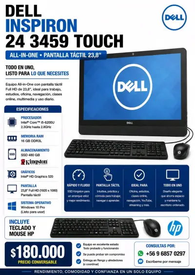 Dell Inspiron 24 3459 Touch All-In-One - miniatura 1