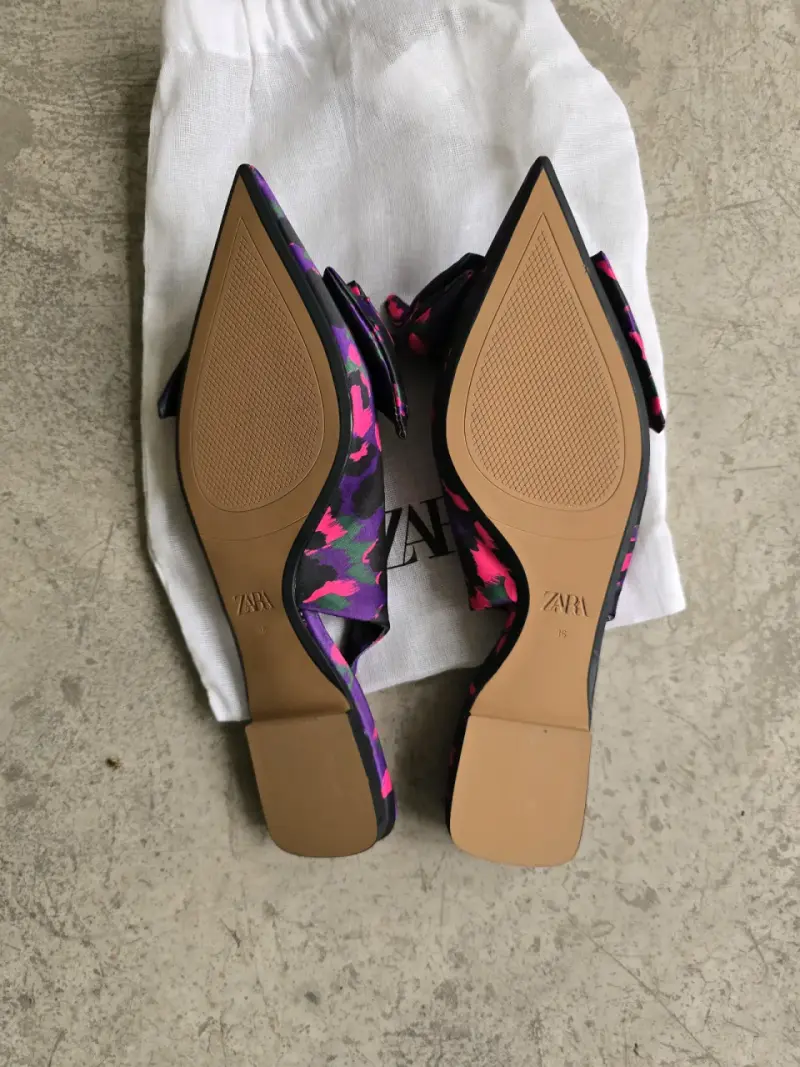 Zapatos de tacón Zara estampado floral - 2