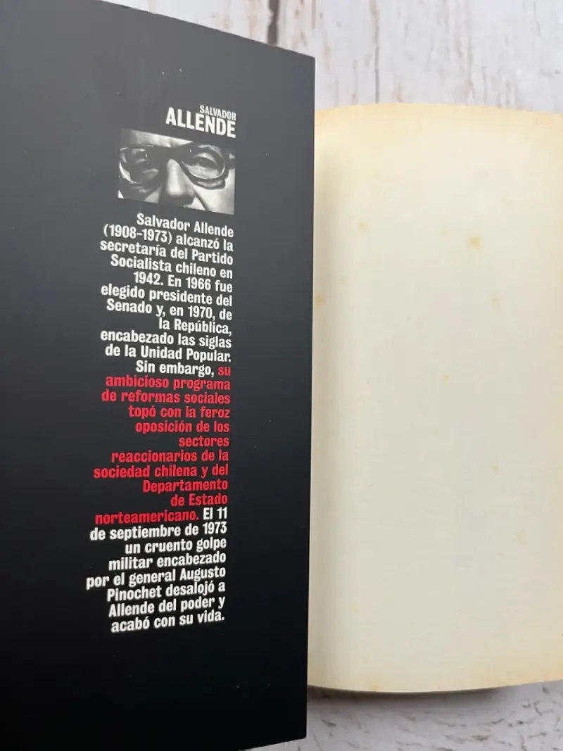 Salvador Allende Presente / Prólogo. Joan E Garcés - 4