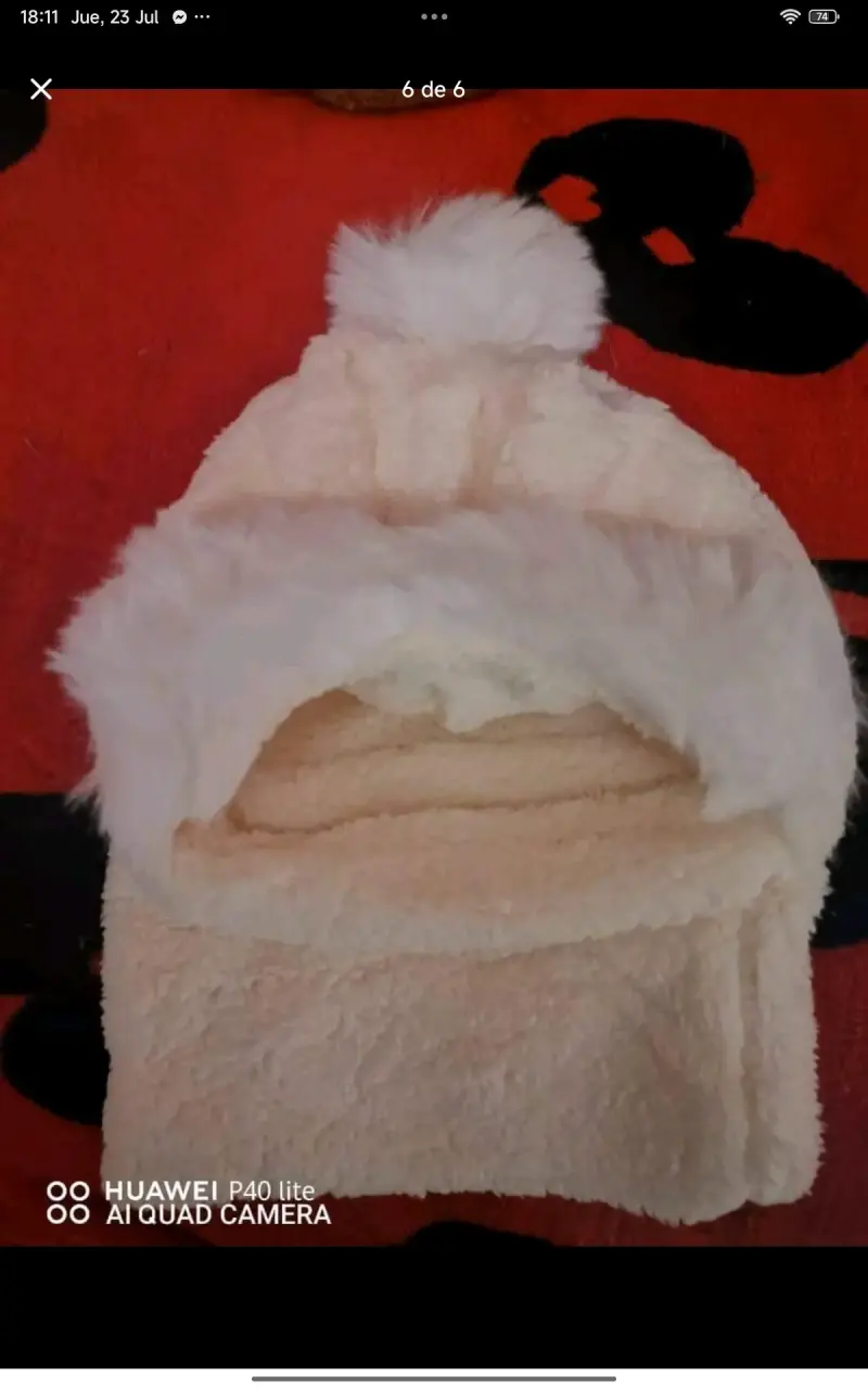Gorros de invierno con forro polar y pompón - 5
